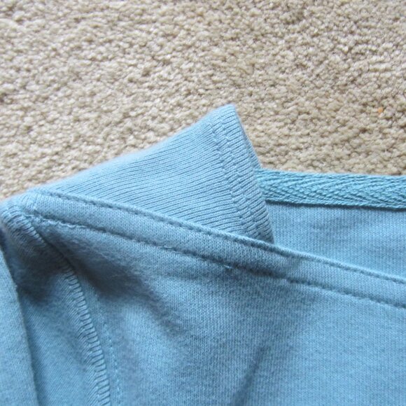 NWT - ANNE KLEIN SPORT Women's Rib Tee Top Size L, 3/4 Sleeve, Boat Neck, Creek - Picture 4 of 8